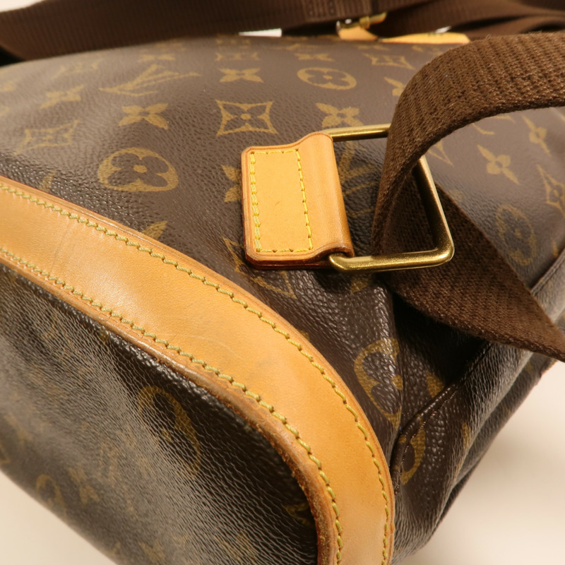 LOUIS VUITTON Monogram Sac A Dos Bosphore金扣背包棕色-13