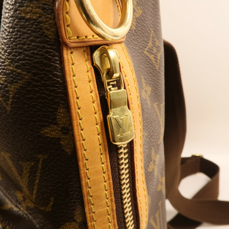 LOUIS VUITTON Monogram Sac A Dos Bosphore金扣背包棕色-15