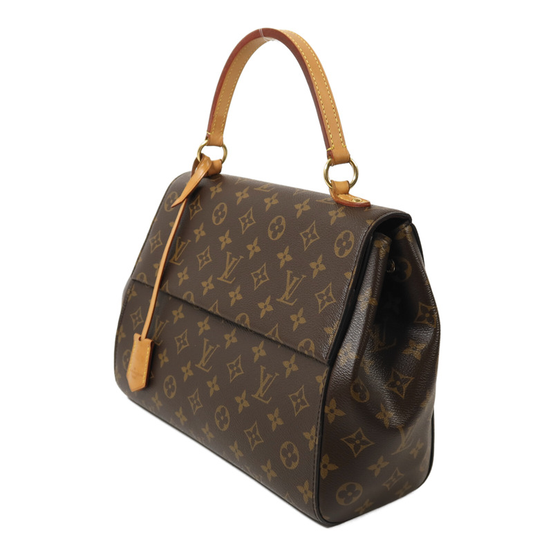 LOUIS VUITTON Monogram Cluny MM金扣手挽肩背兩用袋-2