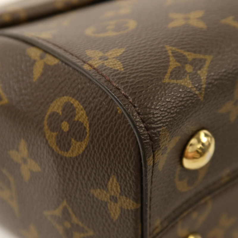 LOUIS VUITTON Monogram Cluny MM金扣手挽肩背兩用袋-11