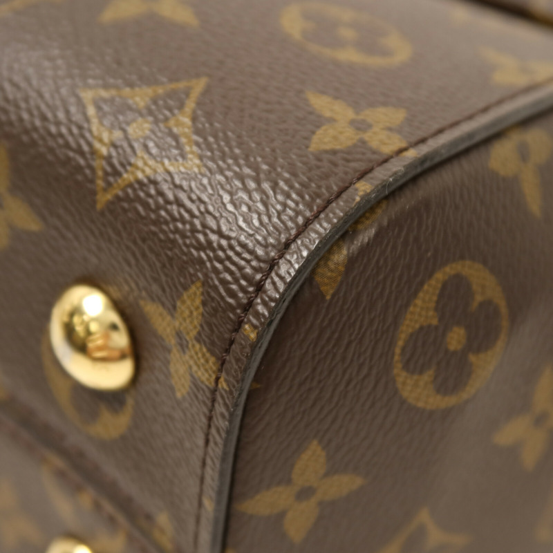 LOUIS VUITTON Monogram Cluny MM金扣手挽肩背兩用袋-12