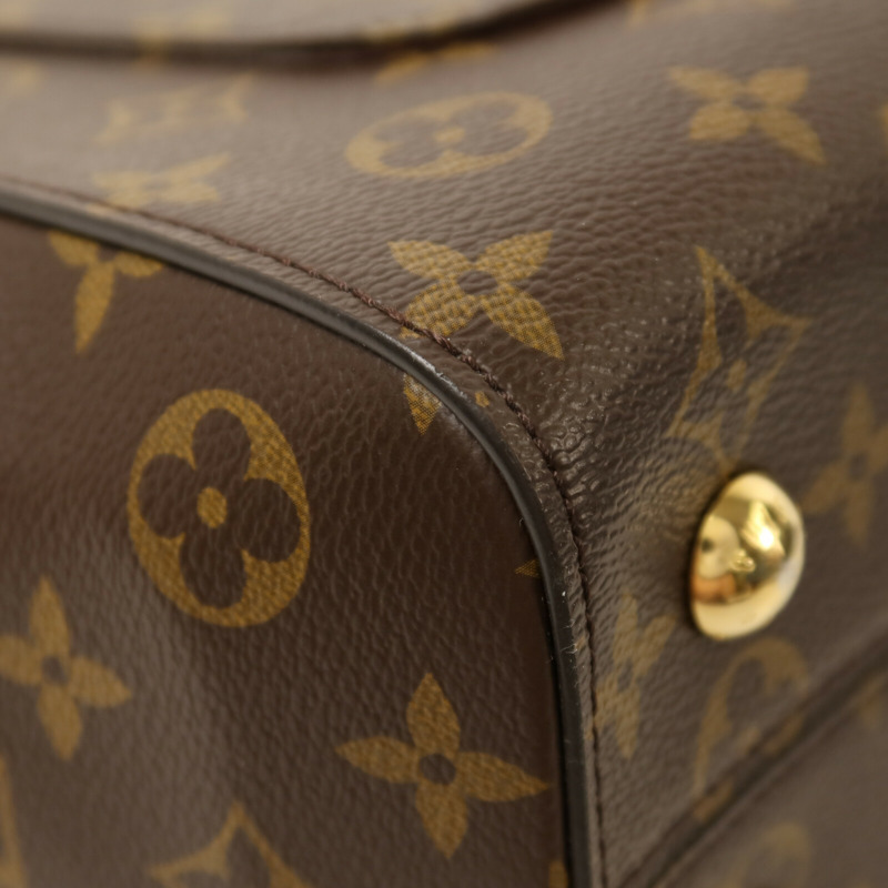 LOUIS VUITTON Monogram Cluny MM金扣手挽肩背兩用袋-13