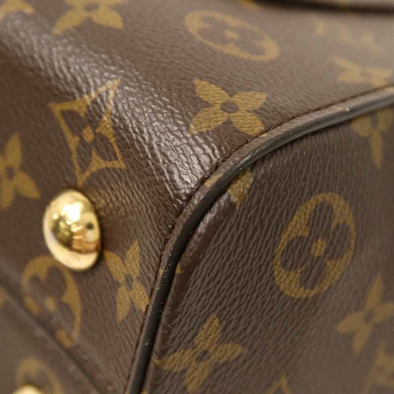 LOUIS VUITTON Monogram Cluny MM金扣手挽肩背兩用袋-14