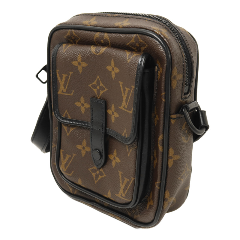 LOUIS VUITTON Monogram Macassar Christopher Wearable Wallet肩背袋-2