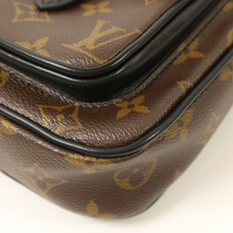 LOUIS VUITTON Monogram Macassar Christopher Wearable Wallet肩背袋-10