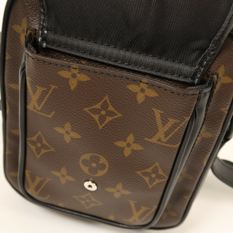 LOUIS VUITTON Monogram Macassar Christopher Wearable Wallet肩背袋-13
