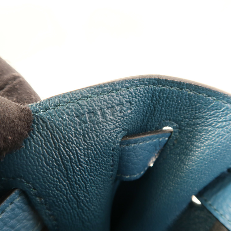 HERMES Togo皮革Kelly 32金扣手挽肩背兩用袋Cobalt-6