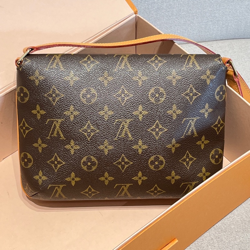 LV經典老花王菲單肩包-1