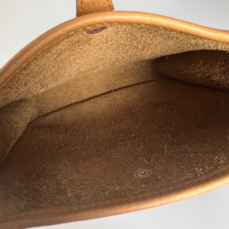 HERMES Z刻 餅乾色EVELYNE TPM 肩背包-5