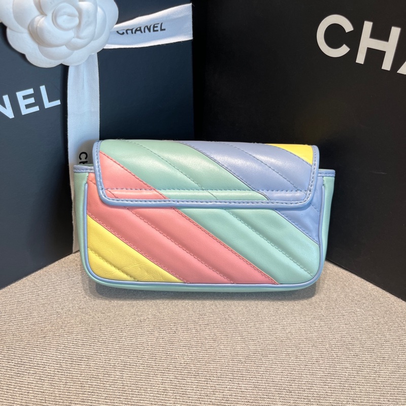 GUCCI古馳 Marmont馬卡龍色馬蒙迷你mini-1