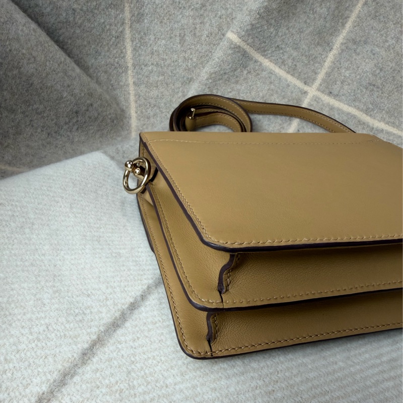 愛馬仕 Hermes Mini Roulis 餅乾色 金釦-5