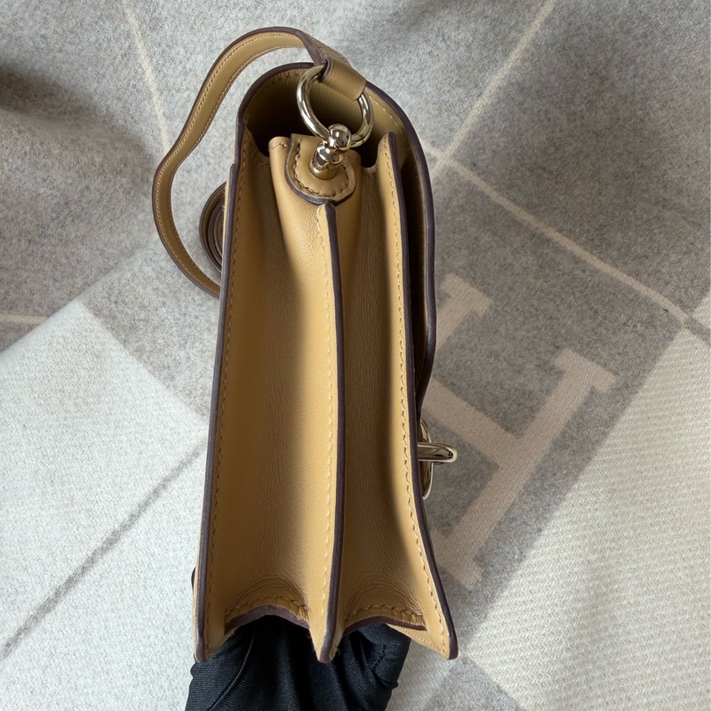 愛馬仕 Hermes Mini Roulis 餅乾色 金釦-7