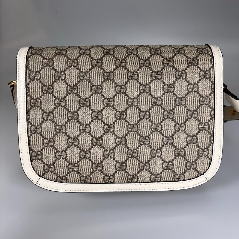 GUCCI 602204 白色1955肩背包 小號-1