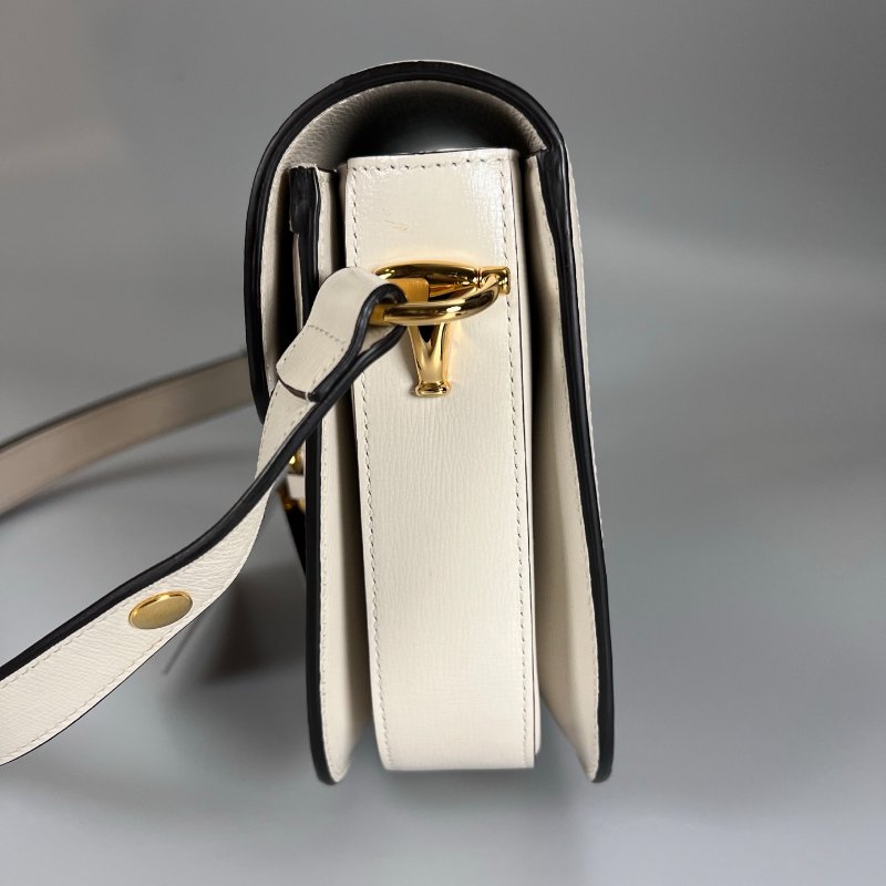 GUCCI 602204 白色1955肩背包 小號-3