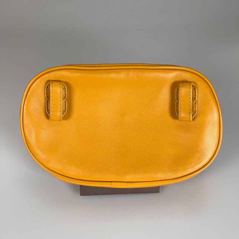 BV B07790971V 黃色小編織腰包-1