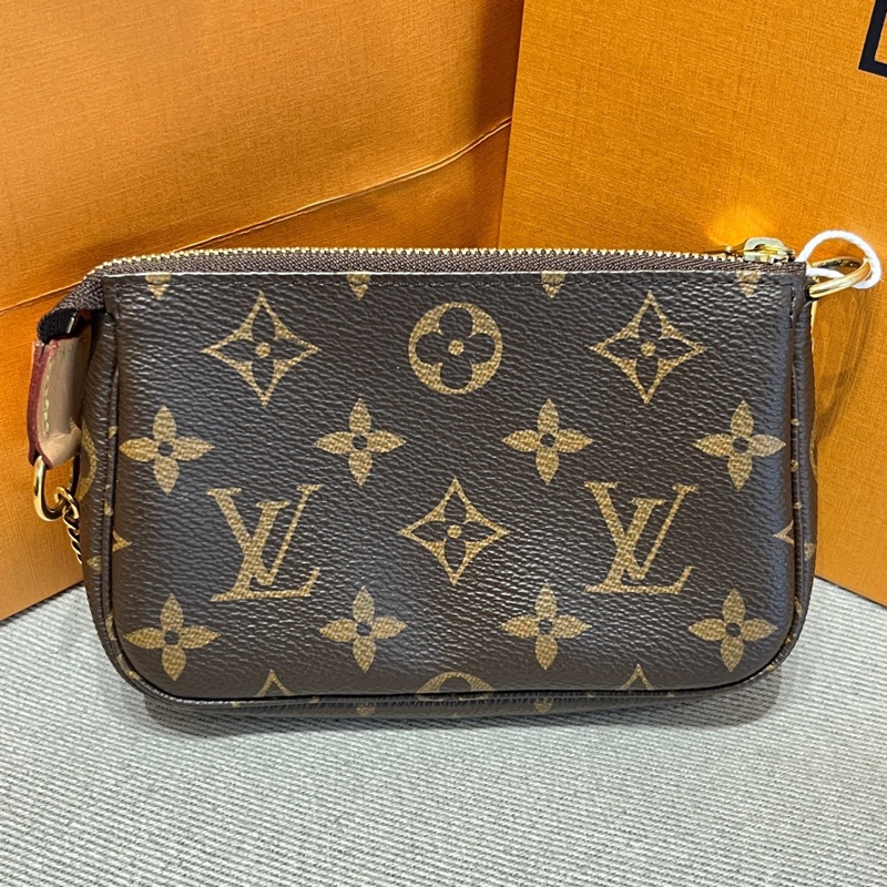 LV 老花小麻將mini鏈條包-2