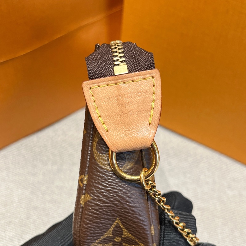 LV 老花小麻將mini鏈條包-3
