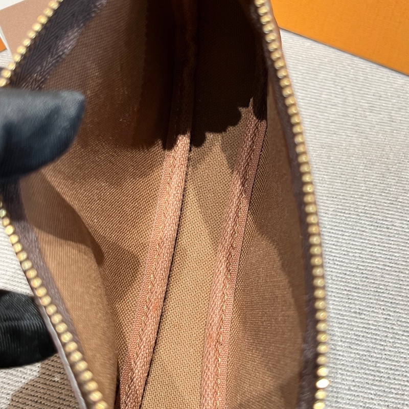 LV 老花小麻將mini鏈條包-6