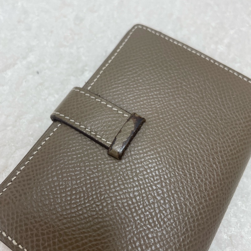 Hermes 愛馬仕 大象灰 零錢包 卡包-1