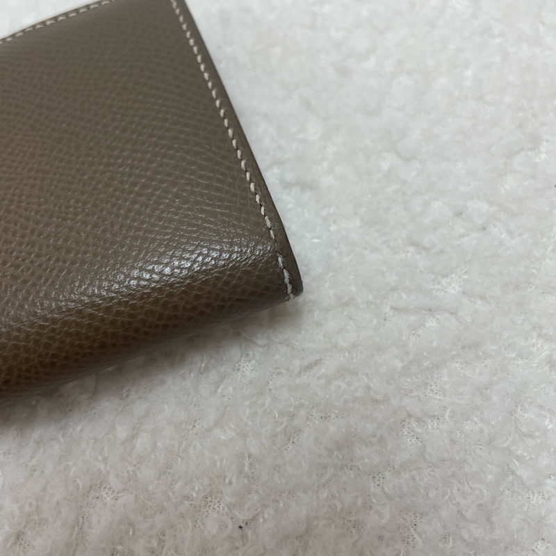 Hermes 愛馬仕 大象灰 零錢包 卡包-2
