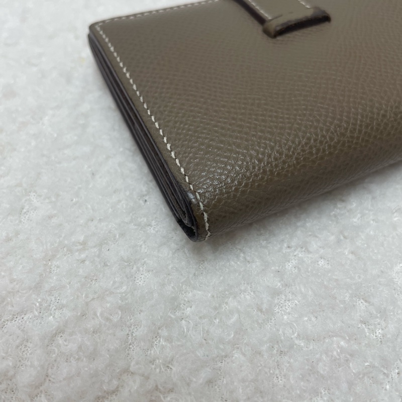 Hermes 愛馬仕 大象灰 零錢包 卡包-3