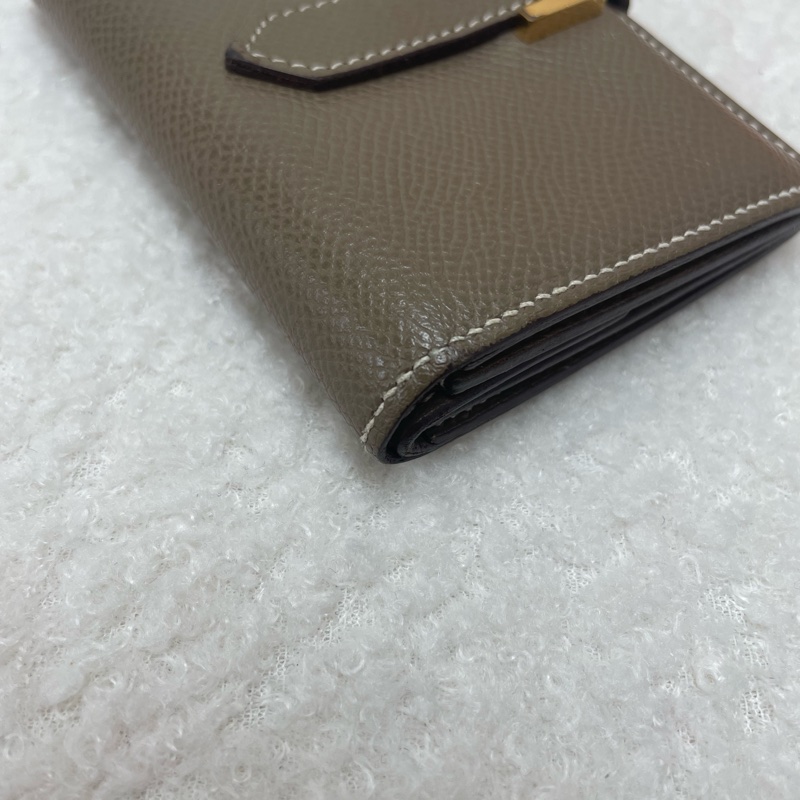 Hermes 愛馬仕 大象灰 零錢包 卡包-4