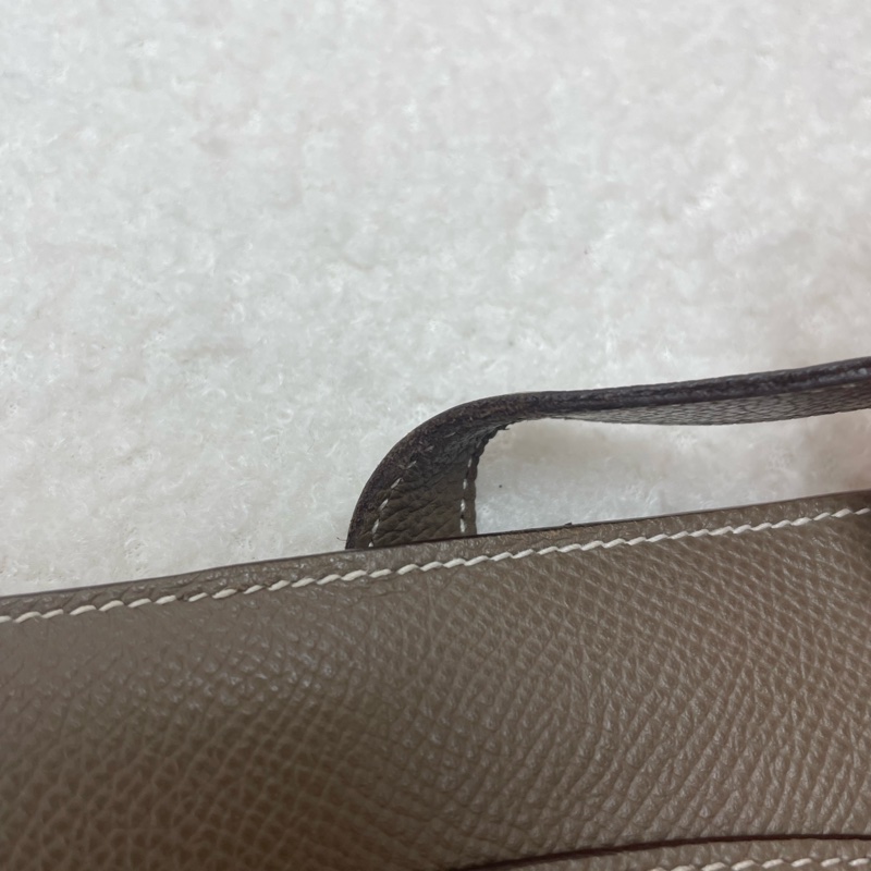 Hermes 愛馬仕 大象灰 零錢包 卡包-8