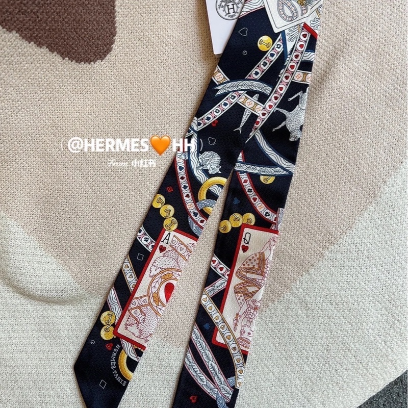 ✨全新轉售✨ Hermès Twilly 限量黑色撲克牌寶石-5