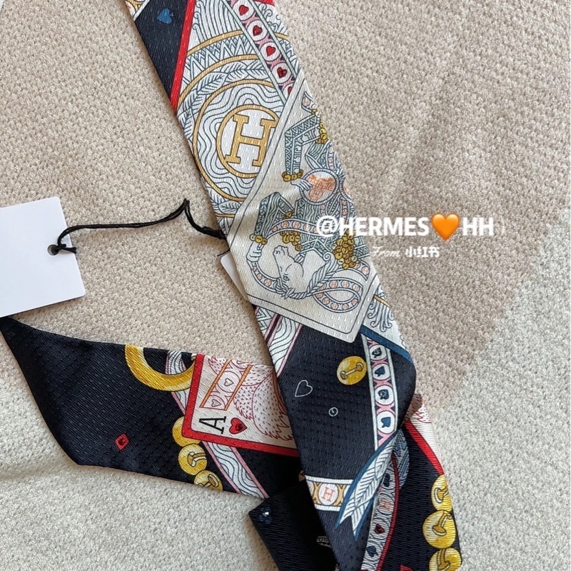 ✨全新轉售✨ Hermès Twilly 限量黑色撲克牌寶石-6