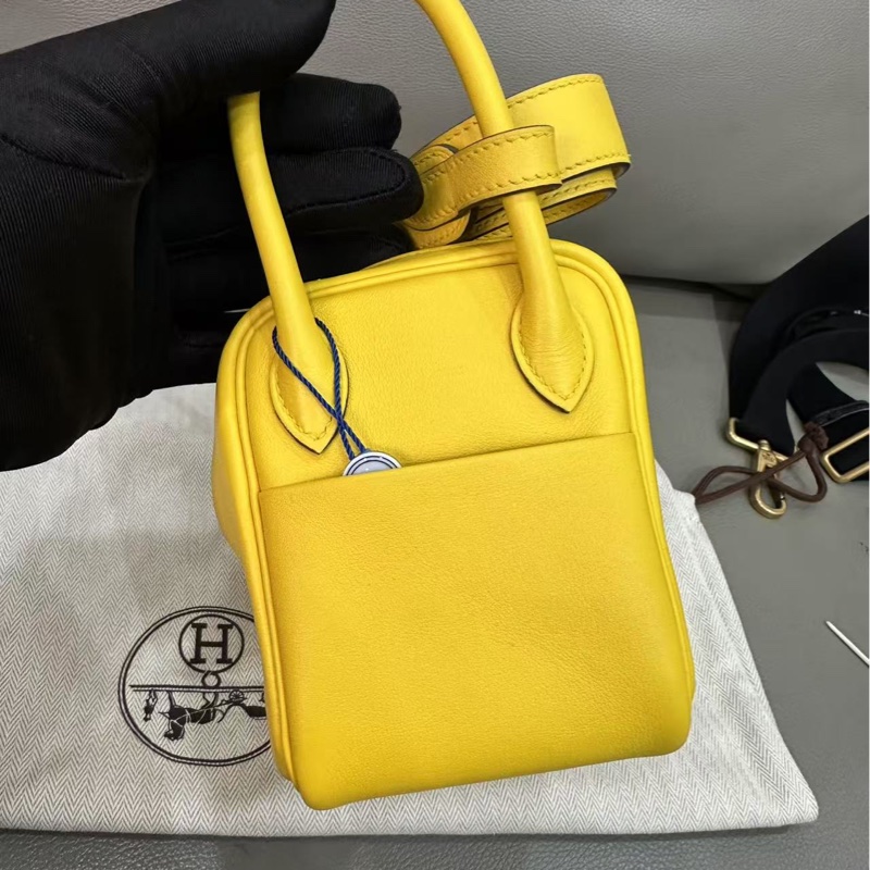 🌈Hermes💛Mini Lindy一代💛那不勒斯黃銀扣🌈98新🌟有單🌈🌟Swift皮🌟minilindy🌟minilindy一代🌟Lindy🌟愛馬仕🌟-3