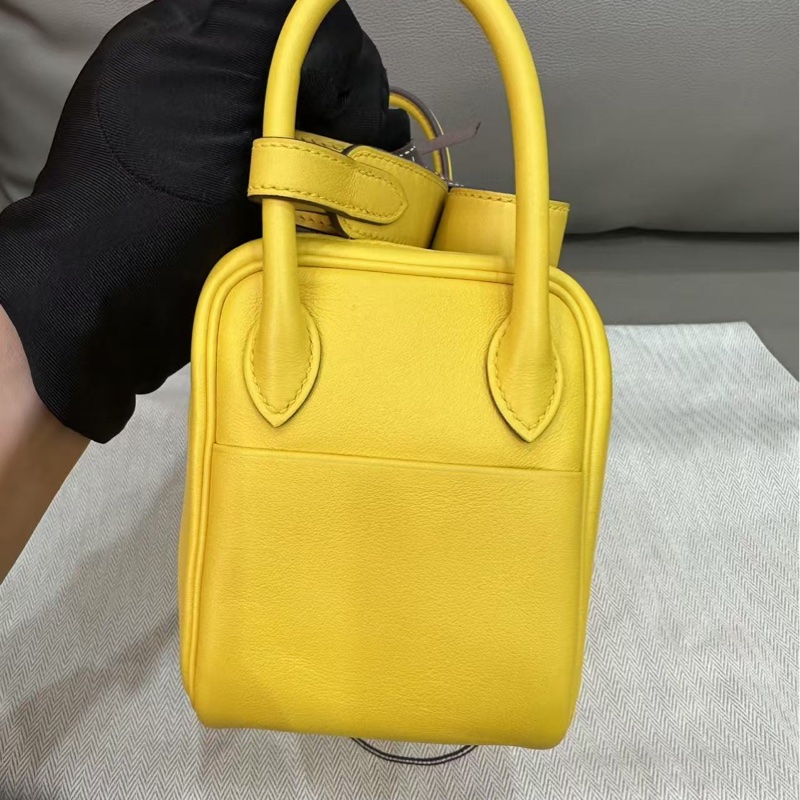 🌈Hermes💛Mini Lindy一代💛那不勒斯黃銀扣🌈98新🌟有單🌈🌟Swift皮🌟minilindy🌟minilindy一代🌟Lindy🌟愛馬仕🌟-4