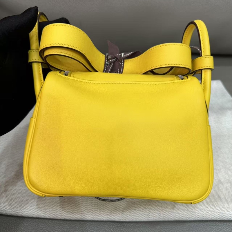 🌈Hermes💛Mini Lindy一代💛那不勒斯黃銀扣🌈98新🌟有單🌈🌟Swift皮🌟minilindy🌟minilindy一代🌟Lindy🌟愛馬仕🌟-9