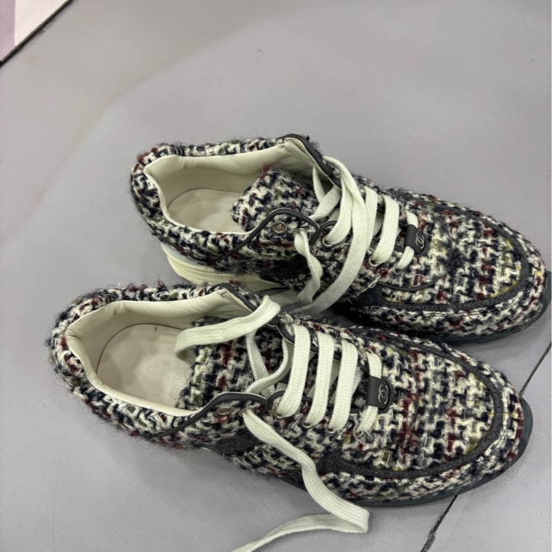 Chanel 香奈兒 毛呢運動鞋 39碼-2