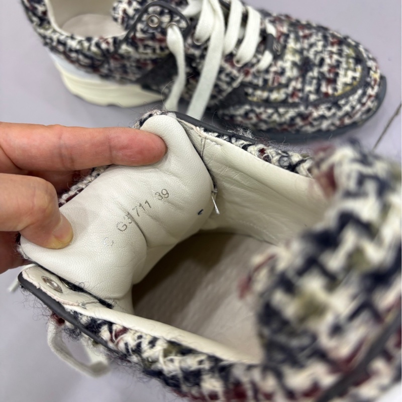 Chanel 香奈兒 毛呢運動鞋 39碼-3