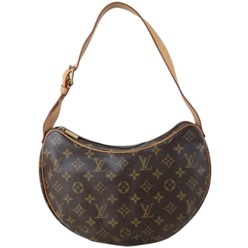 「JL精品代購」9新 Lv 老花Croissant豌豆包 中號-2