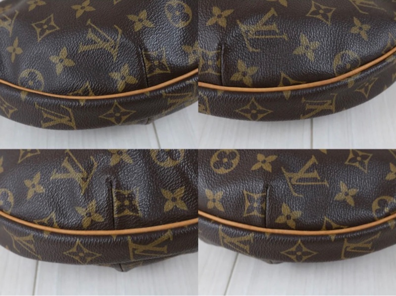 「JL精品代購」9新 Lv 老花Croissant豌豆包 中號-8