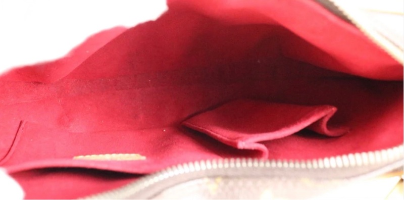 「JL精品代購」9新 Lv 老花Croissant豌豆包 中號-9