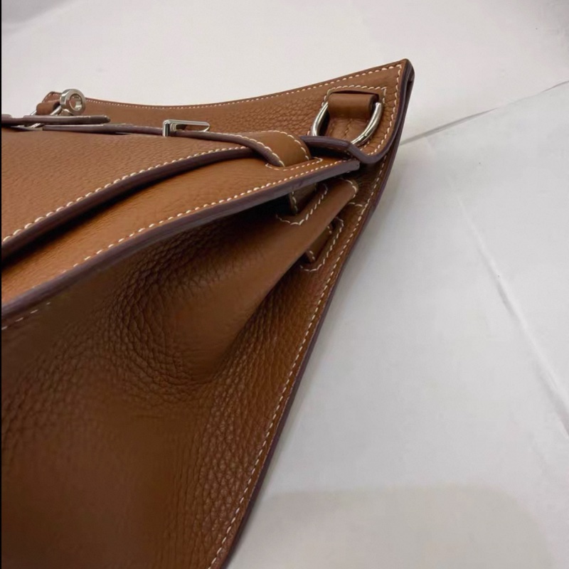 Hermes 金棕銀扣吉普賽28 T刻 配件：肩帶-1