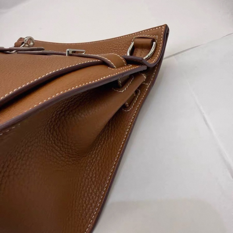 Hermes 金棕銀扣吉普賽28 T刻 配件：肩帶-2