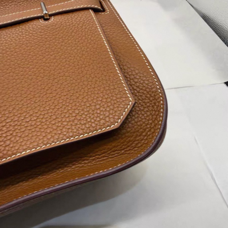 Hermes 金棕銀扣吉普賽28 T刻 配件：肩帶-3
