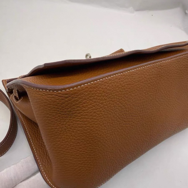 Hermes 金棕銀扣吉普賽28 T刻 配件：肩帶-7