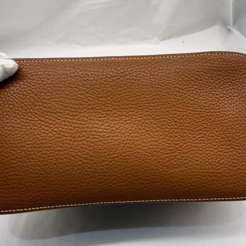 Hermes 金棕銀扣吉普賽28 T刻 配件：肩帶-8