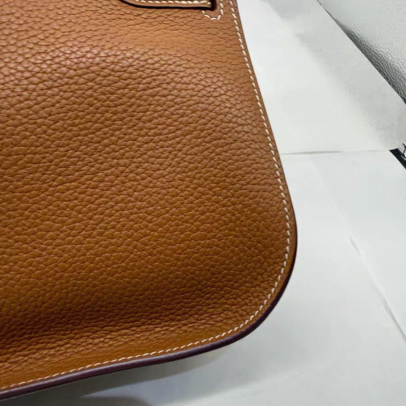 Hermes 金棕銀扣吉普賽28 T刻 配件：肩帶-17