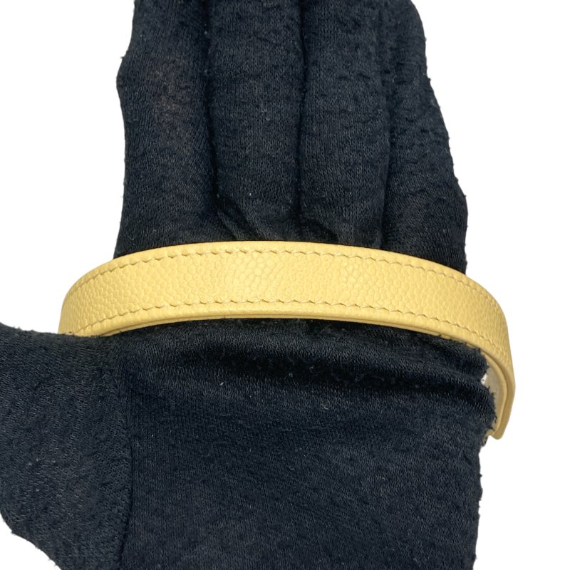 CHANEL 香奈兒 AP2914 BUSINESS AFFINITY BAG 小型手把口蓋郵差包 小牛皮 淺黃色 淺金釦-13