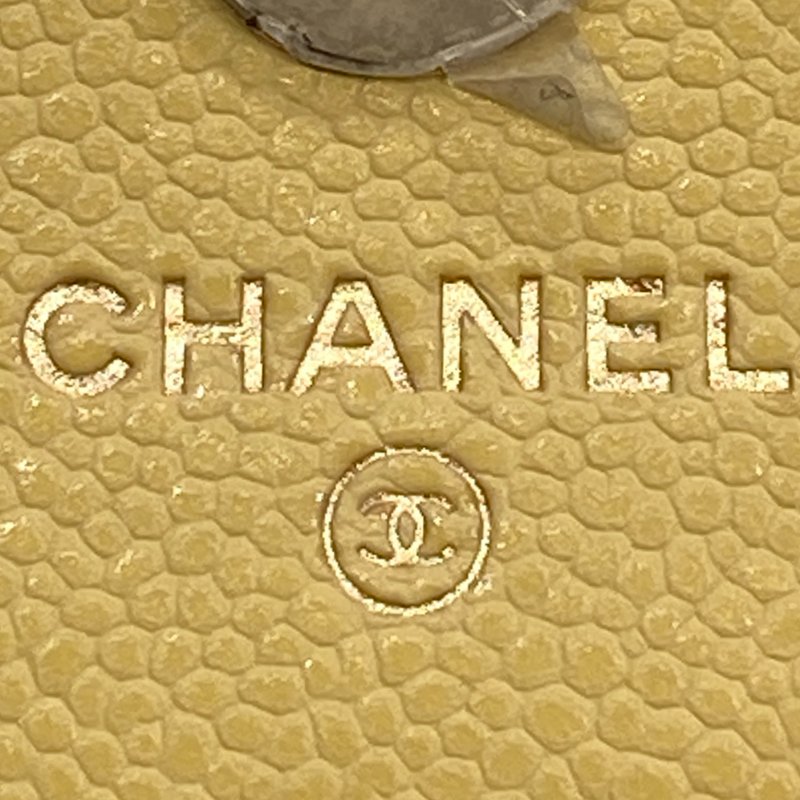 CHANEL 香奈兒 AP2914 BUSINESS AFFINITY BAG 小型手把口蓋郵差包 小牛皮 淺黃色 淺金釦-17