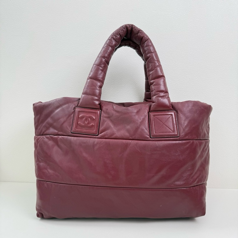 Chanel/香奈兒 暗紅色手提包-0