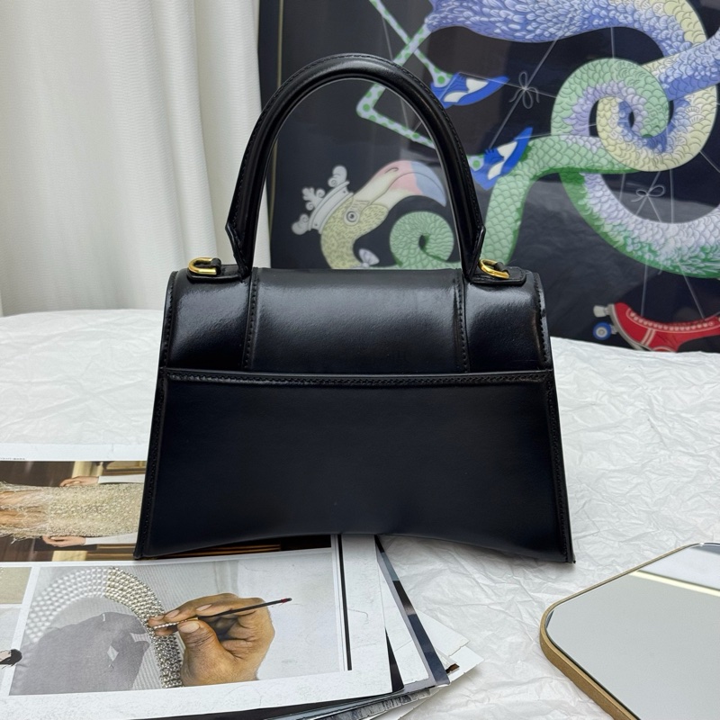 Balenciaga巴黎世家經典沙漏包 s 黑金 原始成色-2