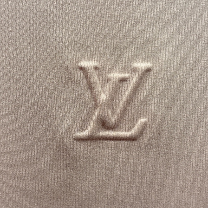 LV路易威登 LOUIS VUITTON 95新浮雕LOGO粉色XS 短袖T恤-0