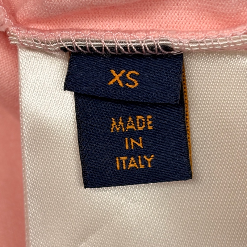 LV路易威登 LOUIS VUITTON 95新浮雕LOGO粉色XS 短袖T恤-9