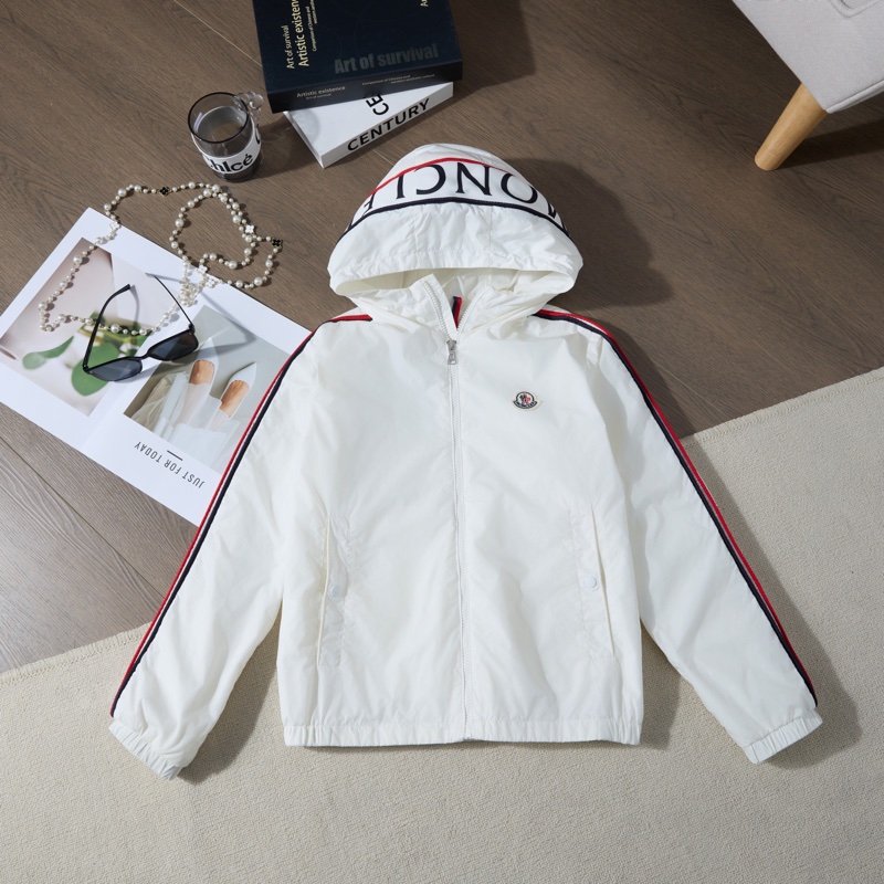 ❤️MONCLER 紅白黑連帽風衣 童裝大尺寸-0